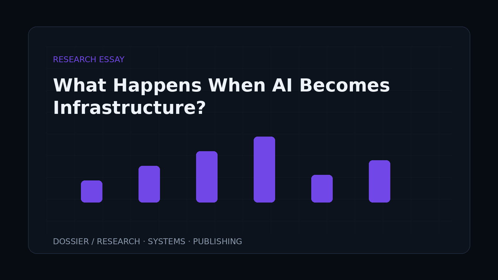 What Happens When AI Becomes Infrastructure?